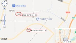 location on the map